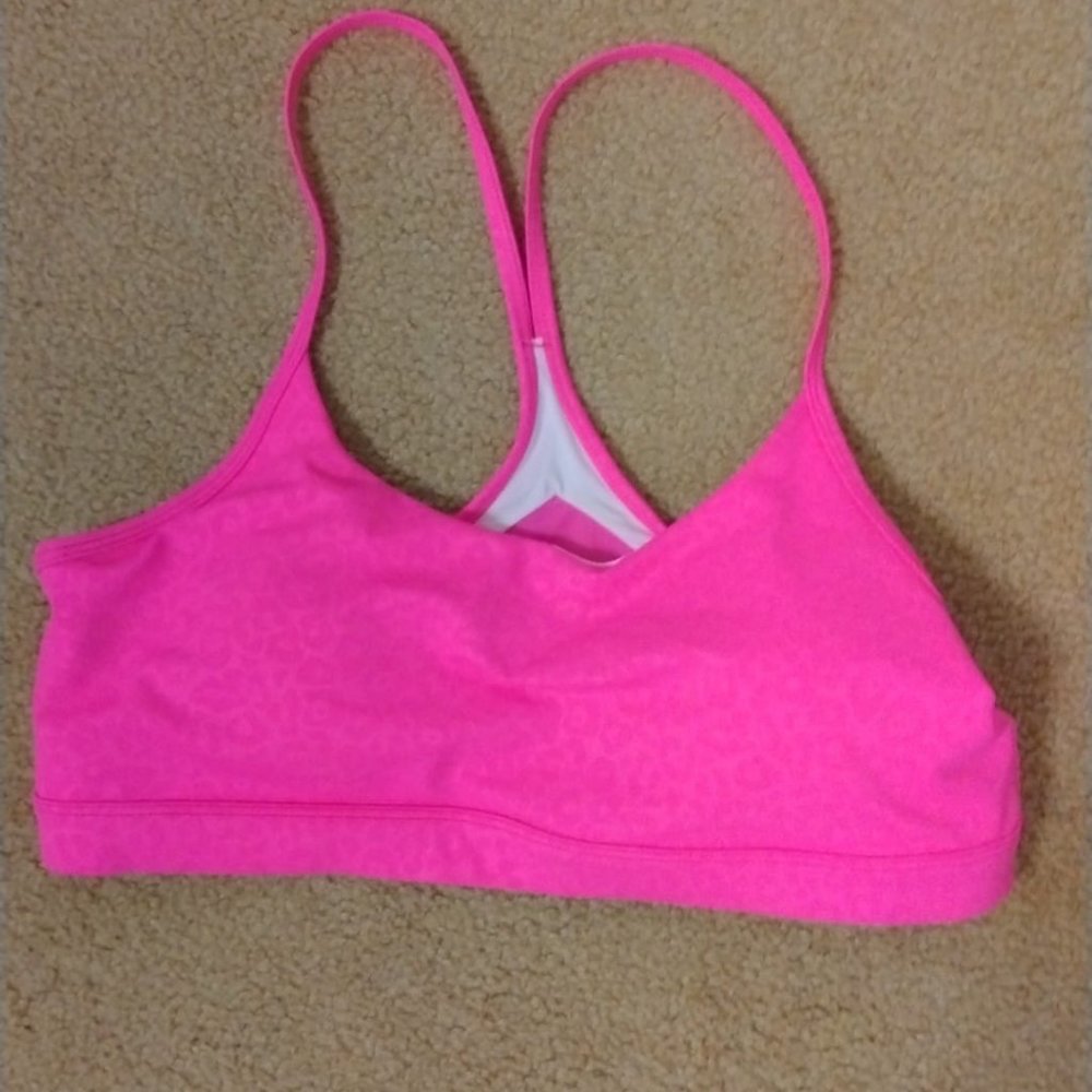 Zyia Pink Leopard Mesh Bra